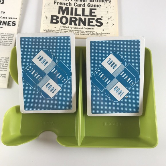 Vintage Mille Bornes Card Game - Parker Brothers 1971 Complete Sealed - Picture 6 of 9